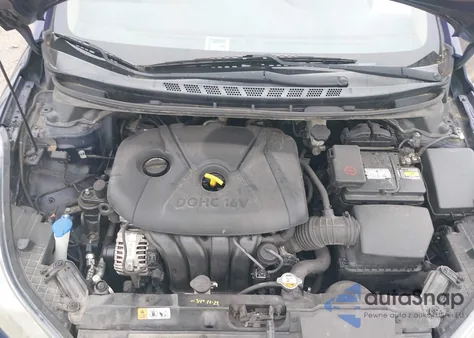 2013 Hyundai Elantra Gls from USA, damaged, VIN 5NPDH4AE0DH399612